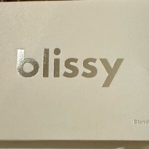 Bliss Cream Silk Box with Silver Logo